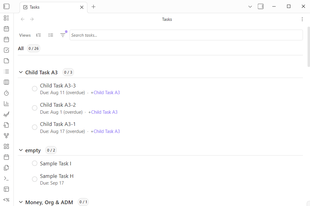 Autosuggest projects with spaces